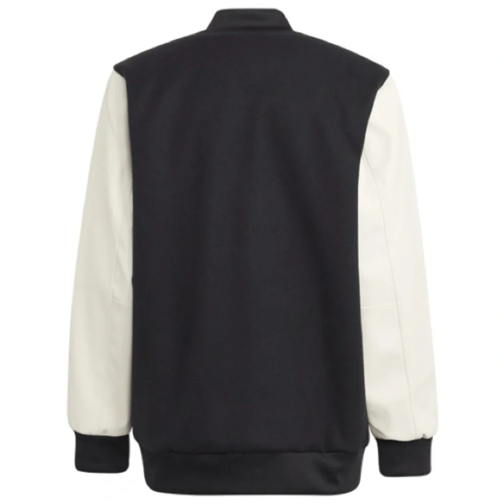 Adidas women’s Black and White Varsity Jacket - Picture 2 of 5